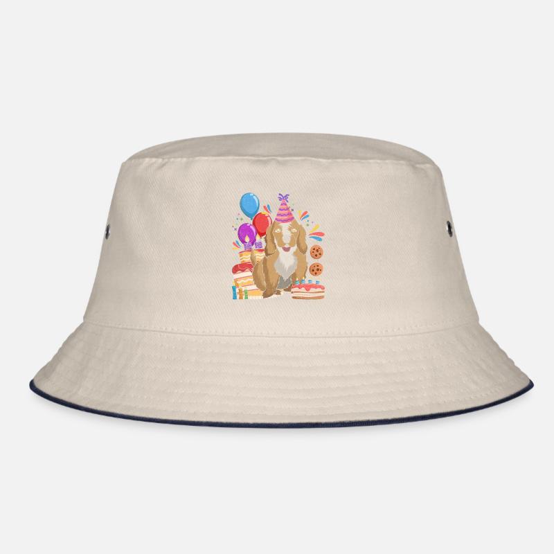 Hunde Geburtstag Geschenkidee Cocker Spaniel Bucket Hat