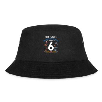 Meeresbiologie Geburtstagsparty Geburtstag 6 - Bucket Hat - Schwarz - Vorne - Lela (165cm)