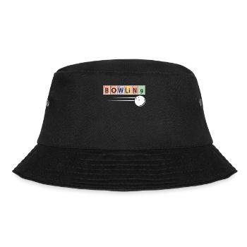 Bowling-Spieler-Sport-Chemie - Bucket Hat - Schwarz - Vorne - Lela (165cm)