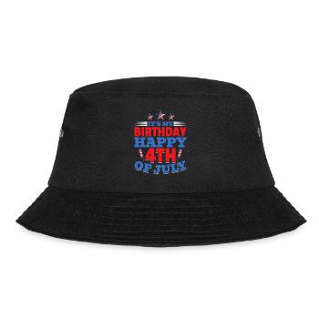 It's My Birthday Happy 4th Of July - Bucket Hat - black - Front - Lela (165cm)