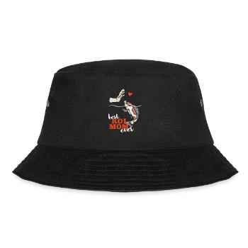 Kois Best Koi Mama ever Koi - Bucket Hat - black - Front - Lela (165cm)