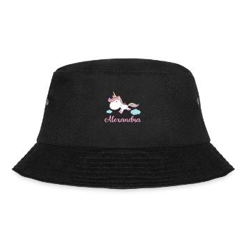 ALEXANDRA Pink Unicorn Novelty - Bucket Hat - Schwarz - Vorne - Lela (165cm)