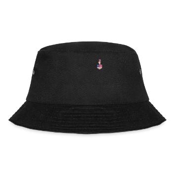 Patriotic Day Llama US Flag Llama Pocket 4th of - Bucket Hat - black - Front - Lela (165cm)