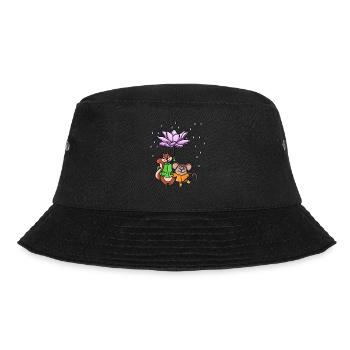 Lotus Flower Umbrella - Bucket Hat - black - Front - Lela (165cm)