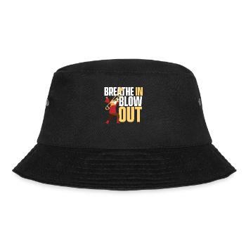 Posaune - Bucket Hat - Schwarz - Vorne - Lela (165cm)