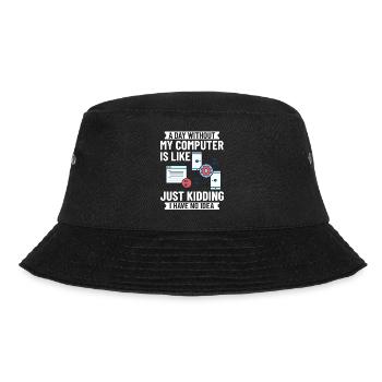 Programmierer Programmieren Computerentwickler Pc - Bucket Hat - Schwarz - Vorne - Lela (165cm)