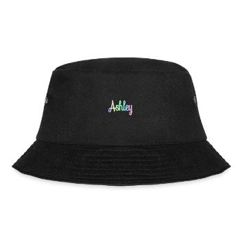 ABIGAIL Rainbow Minimalist Cursive - Bucket Hat - Schwarz - Vorne - Lela (165cm)