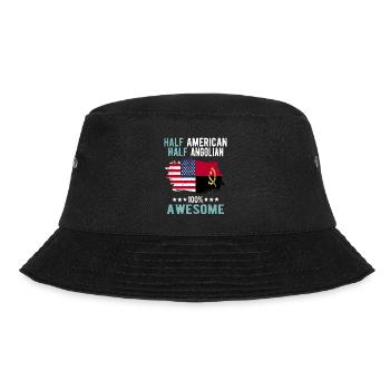Half American Half Angolier - Bucket Hat - black - Front - Lela (165cm)