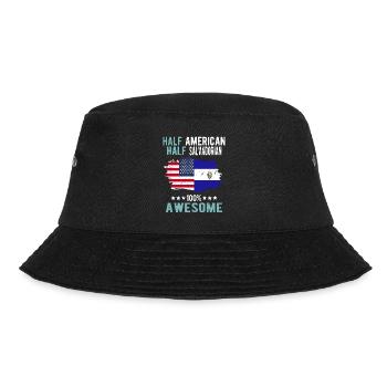Half American Half Salvadoran - Bucket Hat - black - Front - Lela (165cm)