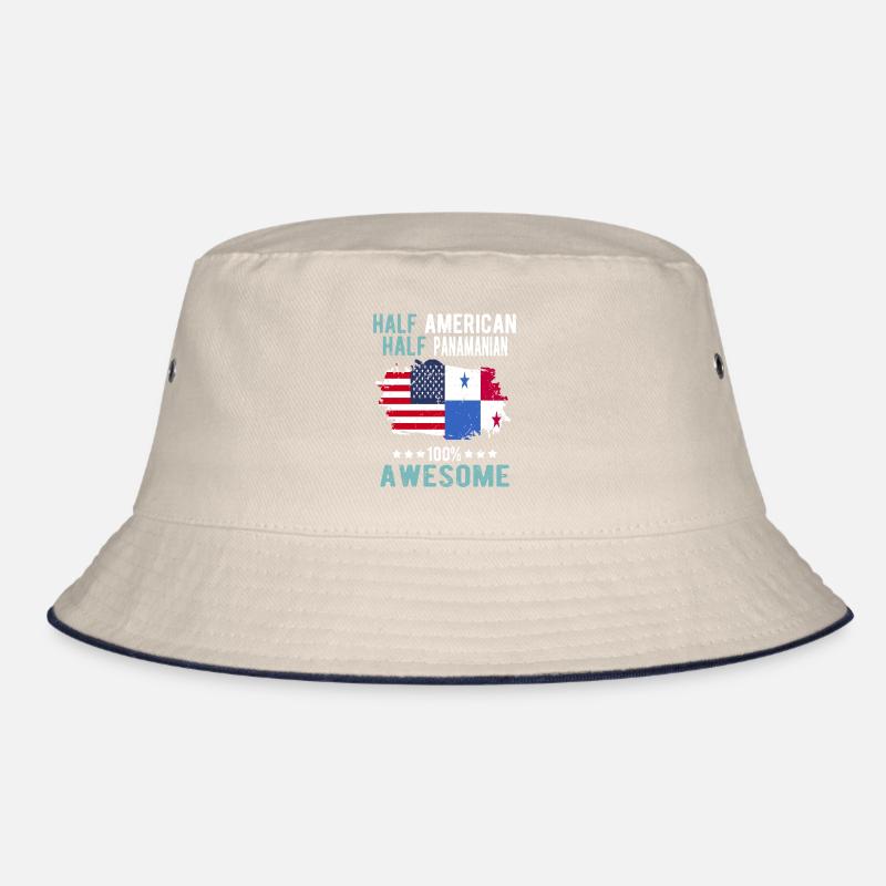 Halb Amerikaner Halb Panamese Bucket Hat