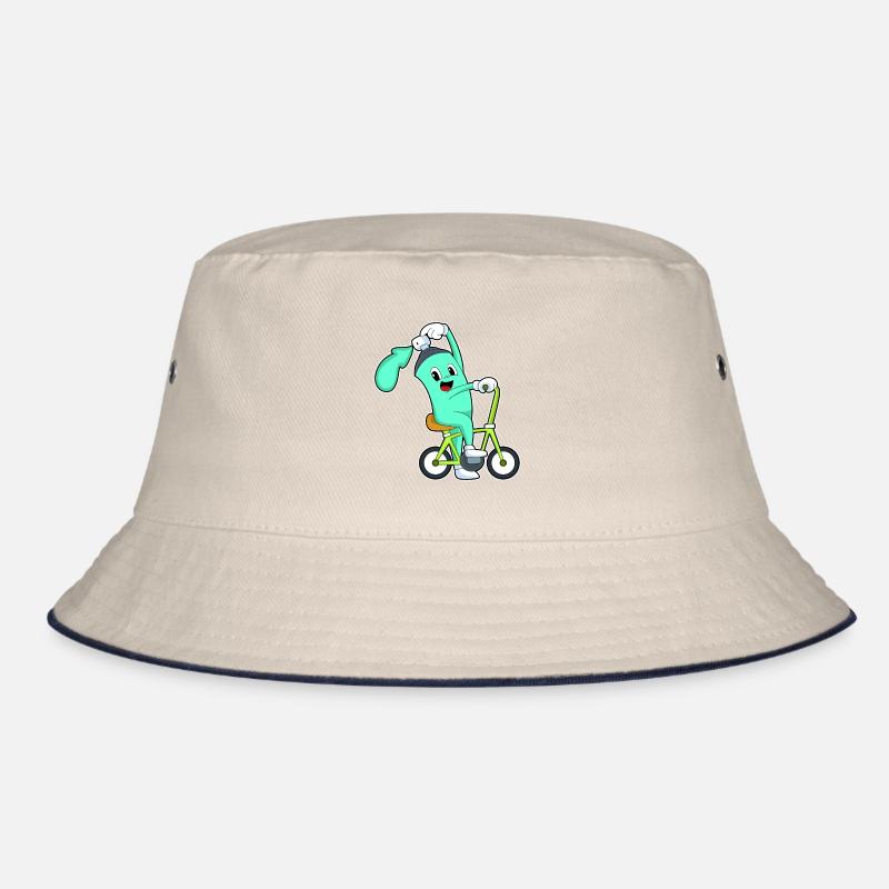 Spray can with bicycle Bucket Hat