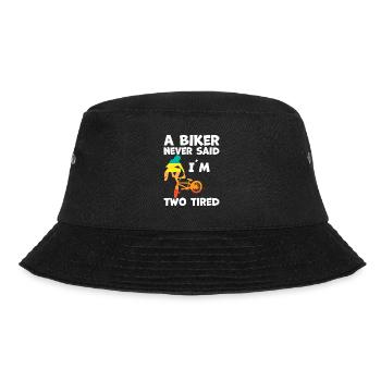 BMX Biker Racing Stunt - Bucket Hat - Schwarz - Vorne - Lela (165cm)