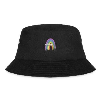 ALAINA Arc-en-ciel Cursive - Bob - noir - Devant - Lela (165cm)