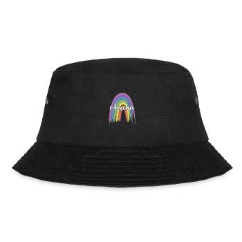 AMELIA Rainbow Cursive - Bucket Hat - Schwarz - Vorne - Lela (165cm)