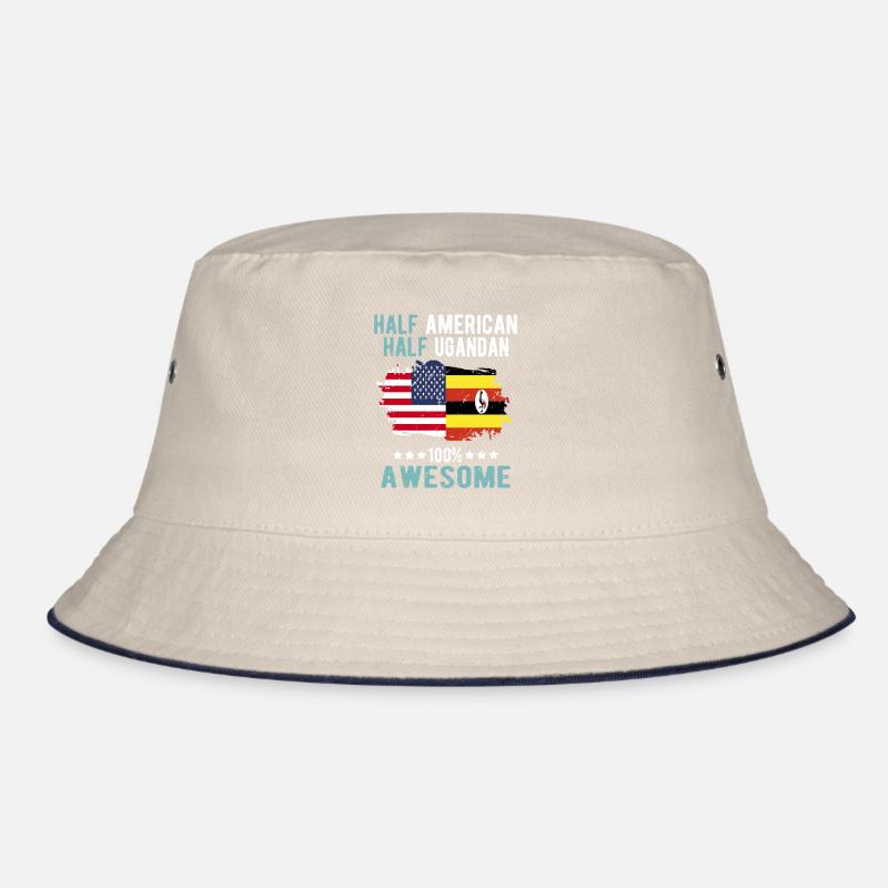 Halb Amerikaner Halb Ugander Bucket Hat