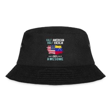 Half American Half Venezuelan - Bucket Hat - black - Front - Lela (165cm)