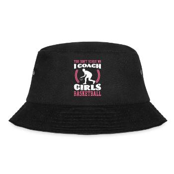 Basketball Girl Coach Frauen Basketball - Bucket Hat - Schwarz - Vorne - Lela (165cm)