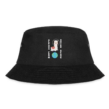 Alpaca From Outer Space Huacaya Pako Lama Alpaka - Bucket Hat - Schwarz - Vorne - Lela (165cm)