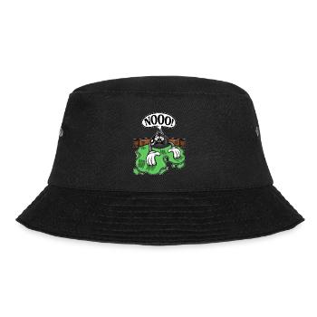 Billardspieler Scratch Schwarz Billard 8 - Bucket Hat - Schwarz - Vorne - Lela (165cm)