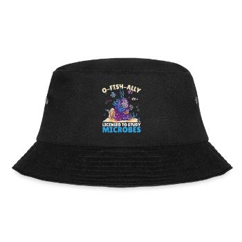 O-Fish-Ally Licensed To Study Microbes Marine - Bucket Hat - black - Front - Lela (165cm)