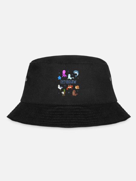 Süße Tiere in Stralsund - Bucket Hat - Schwarz