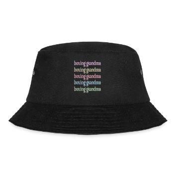 Boxoma Proud Boxing Grandma Boxer Grandma Gift - Bucket Hat - black - Front - Lela (165cm)
