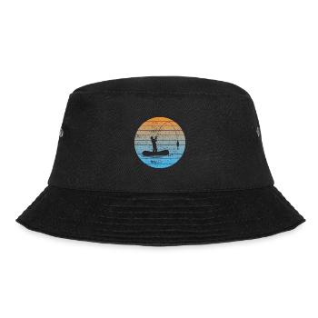 Fishing Fishing Fishing Hooks Angler - Bucket Hat - black - Front - Lela (165cm)