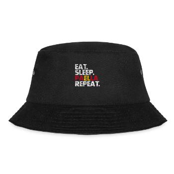 Spanien Spanisch Paella Spanier Urlaub Geschenk - Bucket Hat - Schwarz - Vorne - Lela (165cm)