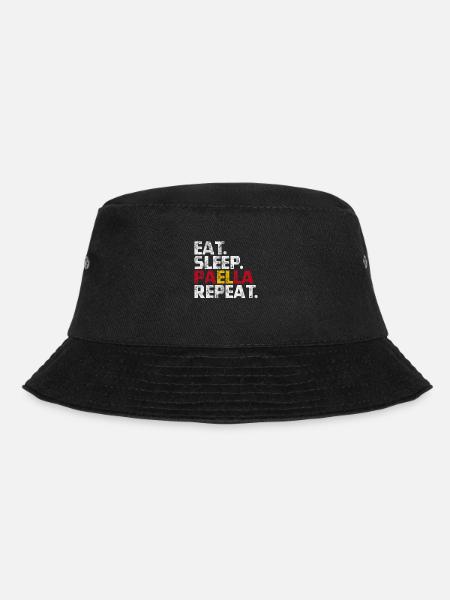 Spanien Spanisch Paella Spanier Urlaub Geschenk - Bucket Hat - Schwarz