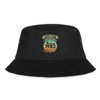 1983 Birthday Retro Orginal - Bucket Hat - black - Front - Lela (165cm)