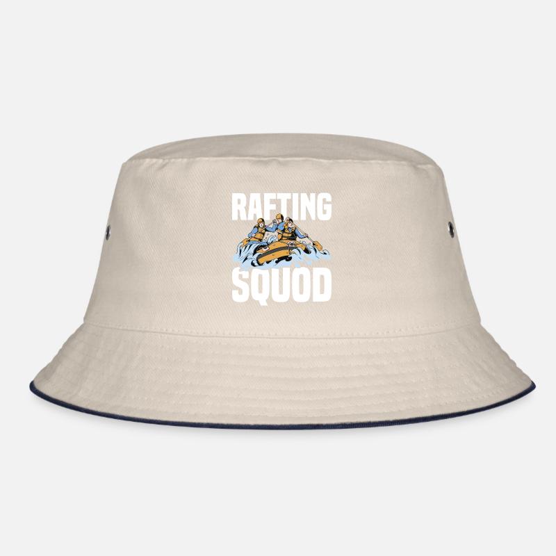 Rafting Squad Outfit for Teams Boating Mountains Bucket Hat