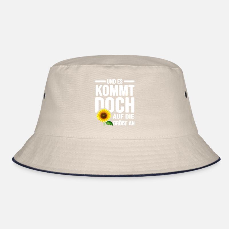 sonnenblume gartenglück im schrebergarten Bucket Hat