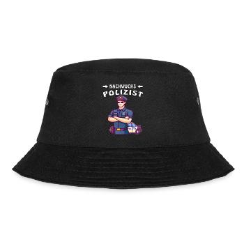 NACHWUCHS POLIZIST - Bucket Hat - Schwarz - Vorne - Lela (165cm)