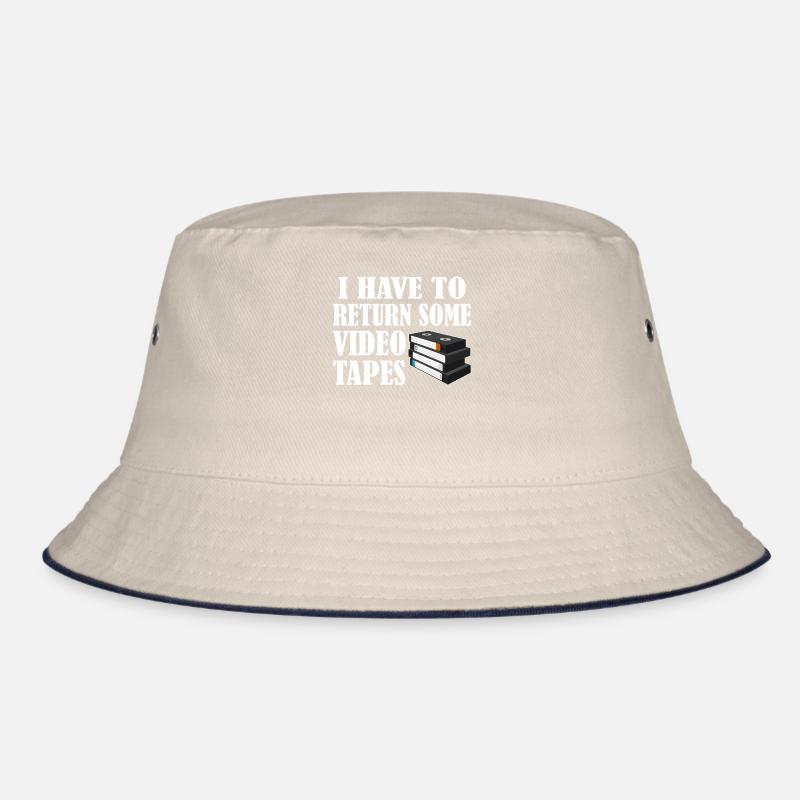 Video Cassette Tape Nineties Gift Bucket Hat