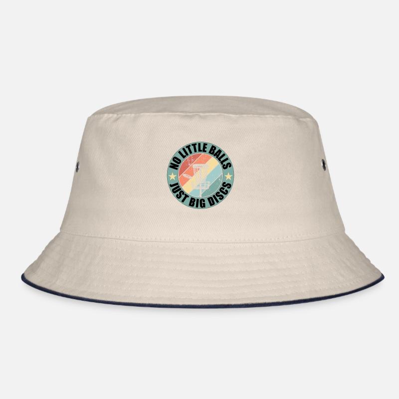 Funny Retro Disc Golf Vintage Design Bucket Hat