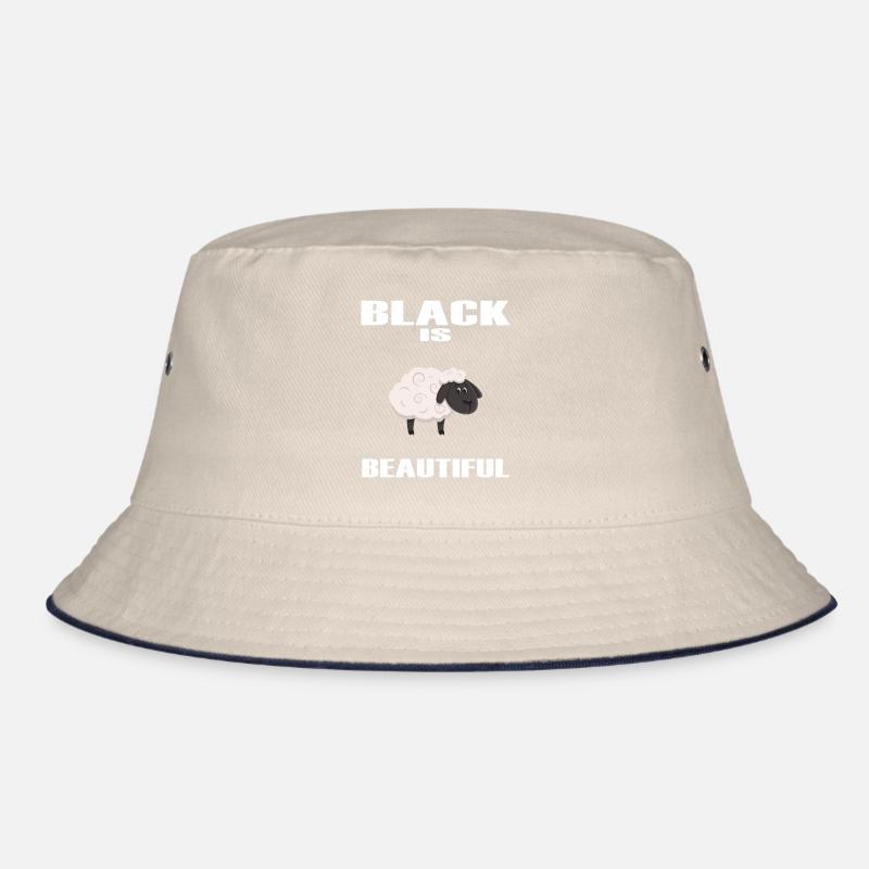 black sheep juneteenth black-power black Bucket Hat