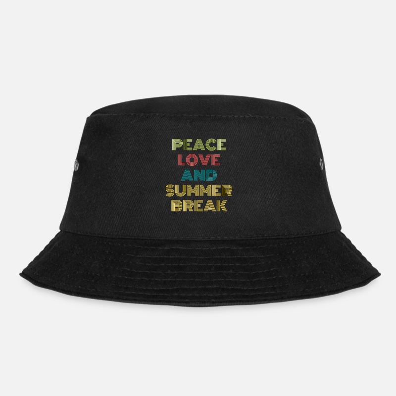 PEACE LOVE AND SUMMER BREAK - Bob - noir