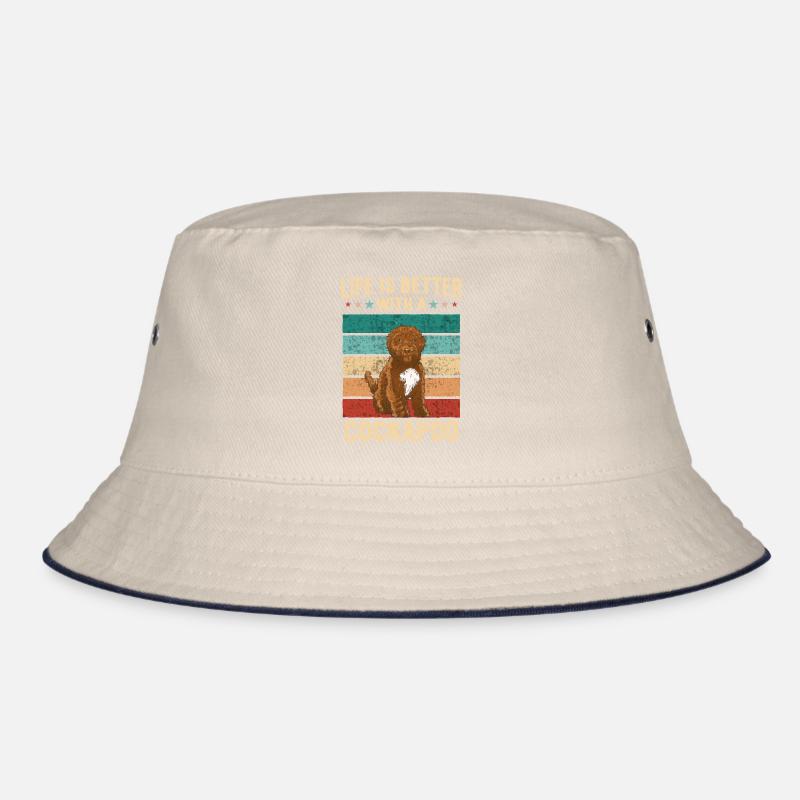 Cockapoo Dog Bucket Hat