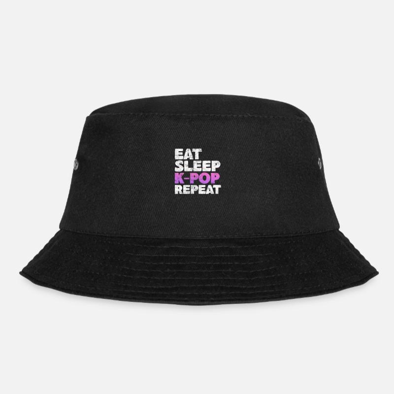 K-Pop Koreanisch Musik Pop Korea Kpop Geschenk - Bucket Hat - Schwarz