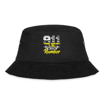 Notruf Disponent Notfall lustiger-Disponent Fe - Bucket Hat - Schwarz - Vorne - Lela (165cm)