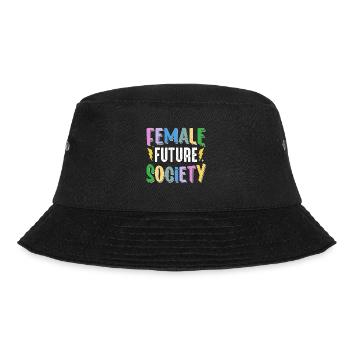 Feminist Womens Rights Female - Bucket Hat - Schwarz - Vorne - Lela (165cm)