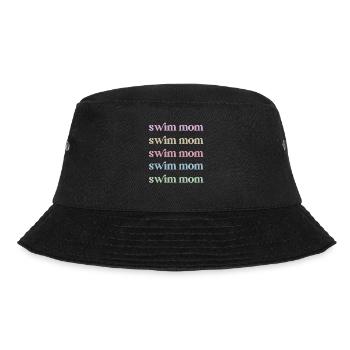 Stolze Schwimmmama Mutter Schwimmer Schwimm-Mama - Bucket Hat - Schwarz - Vorne - Lela (165cm)