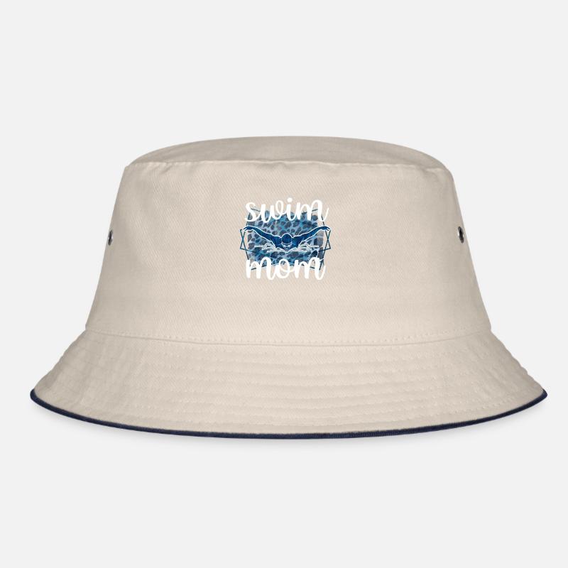 Schwimmmama Geschenk Mutter Schwimmer Schwimm-Mama Bucket Hat