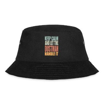 Keep Calm Müllmann Saying Müllmann Gift - Bucket Hat - black - Front - Lela (165cm)