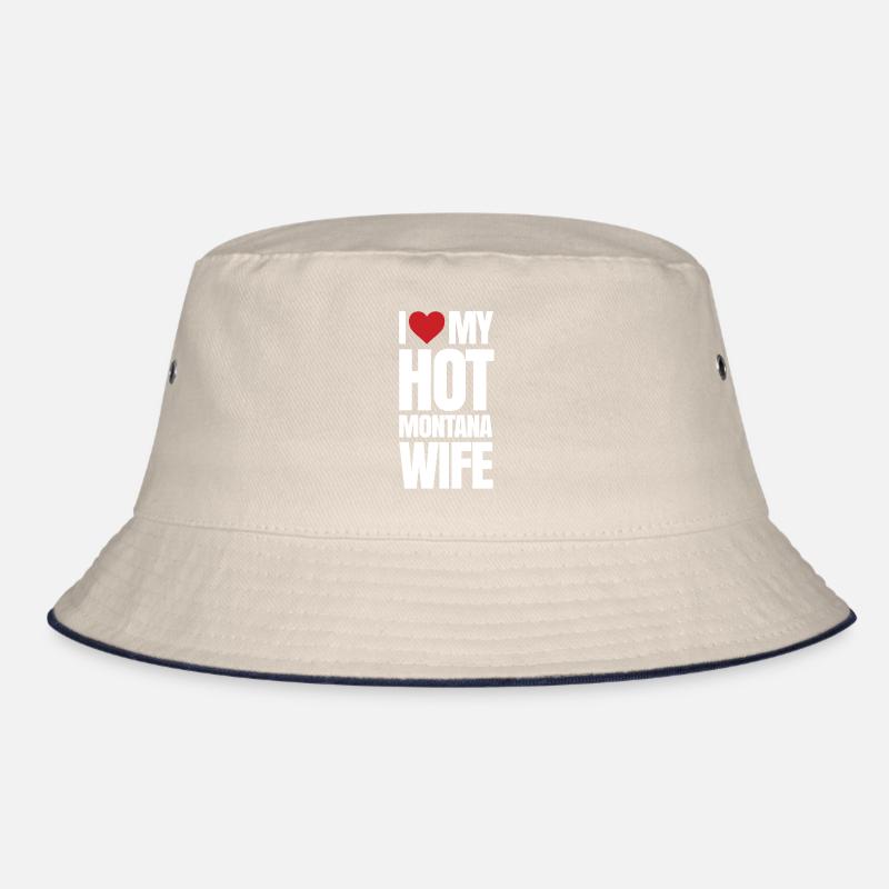 Dear montana wife gift Bucket Hat