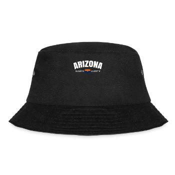 Arizona spaß zuhause geschenk - Bucket Hat - Schwarz - Vorne - Lela (165cm)