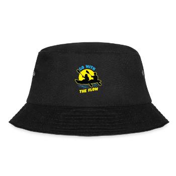 Kajak Boot Kanu Paddelboot Doppelpaddel - Bucket Hat - Schwarz - Vorne - Lela (165cm)