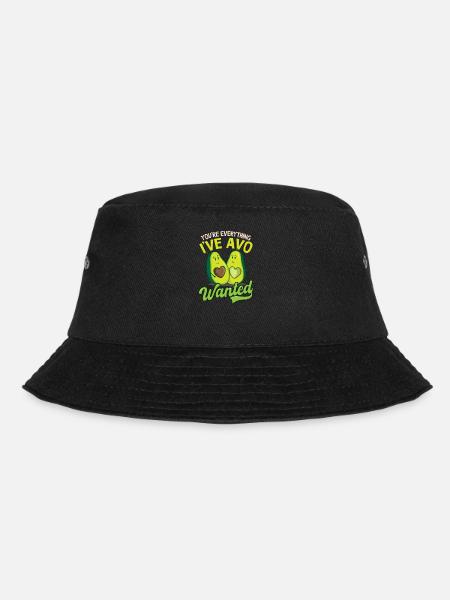 Avocado Du bist alles, was ich Avo wollte - Bucket Hat - Schwarz