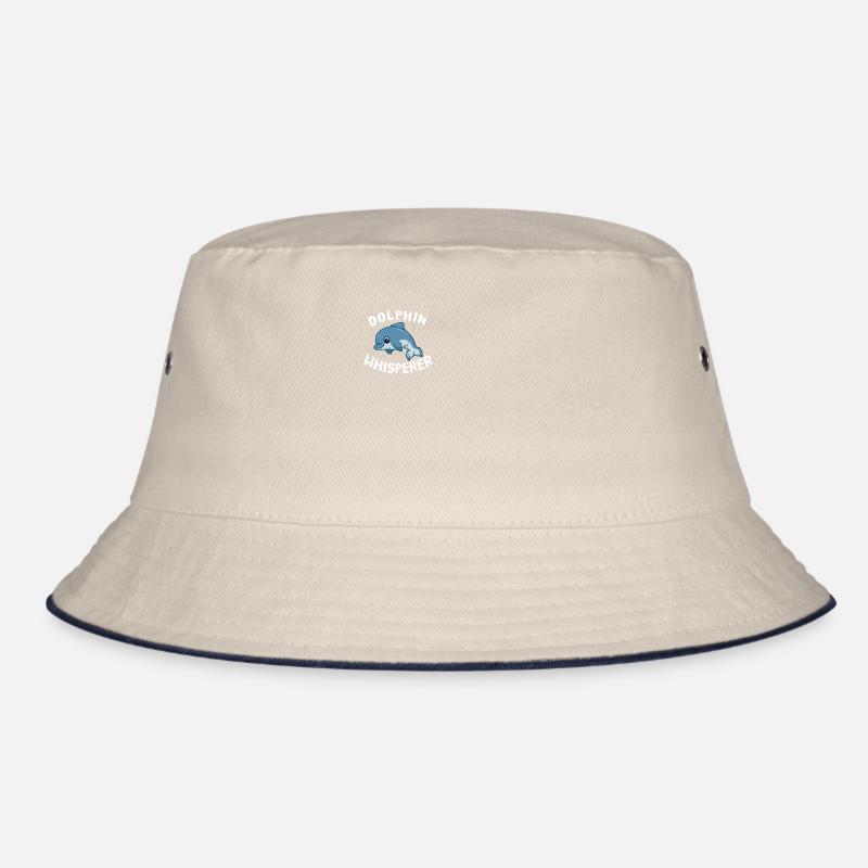 Funny Dolphin Lover Dolphin Whisperer Bucket Hat