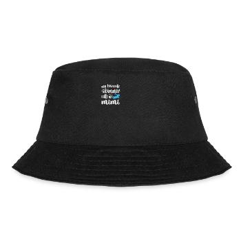 Stolze Schwimm-Mimi Schwimmer Mimi Oma Geschenk - Bucket Hat - Schwarz - Vorne - Lela (165cm)